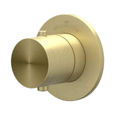 IVY ConcordAfbouwdeel - voor Inbouwthermostaat - Symmetry - rond rozet - RVS316